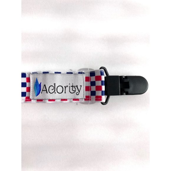 NEW Adority checker pacifier clip - Picture 2 of 3